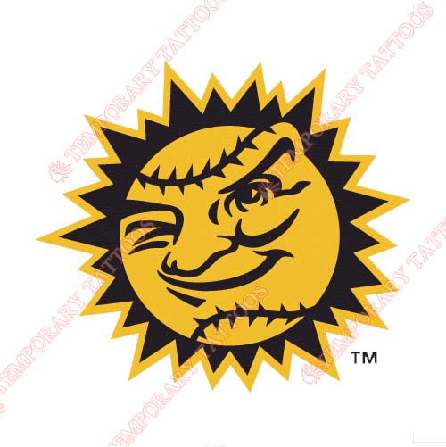 Jacksonville Suns Customize Temporary Tattoos Stickers NO.7723